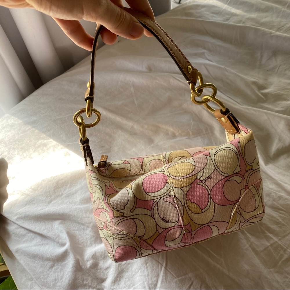 Y2K vintage coach mini baguette bag